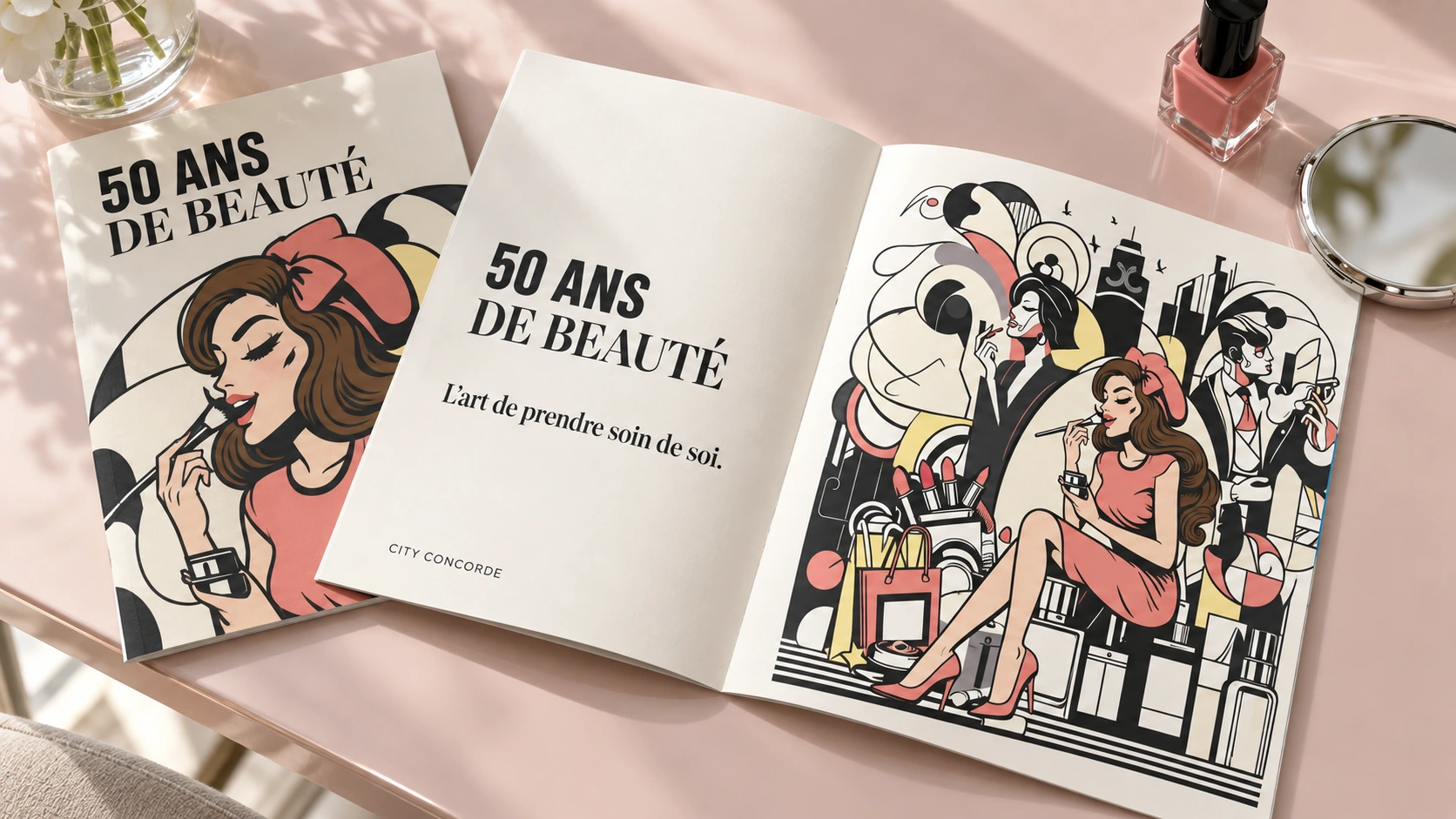 Brochure de la campagne beauté City Concorde.